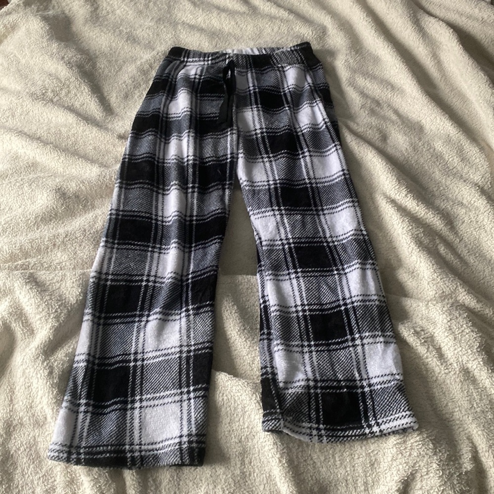 plaid pj pants